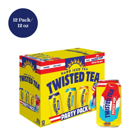 Twisted Tea Party Pack Hard Iced Tea 12pk 12 fl oz Cans