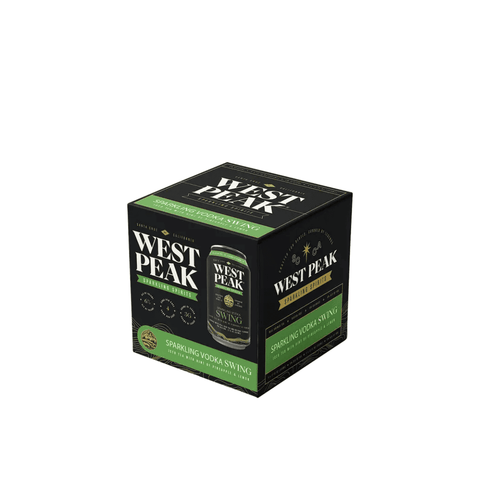 West Peak Sparkling Vodka Swing RTD Cocktail 4pk 12 fl oz Cans