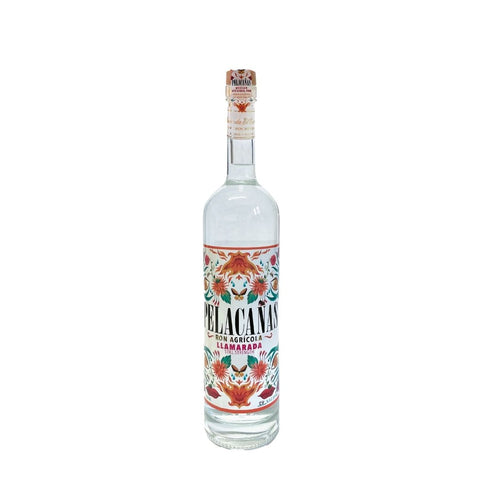 Pelacañas Ron Agricola Llamarada Still Strength Rum 108 Proof 750mL