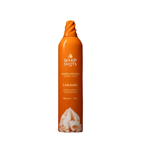 Whipshots Vodka Caramel Whipped Cream 375mL Can