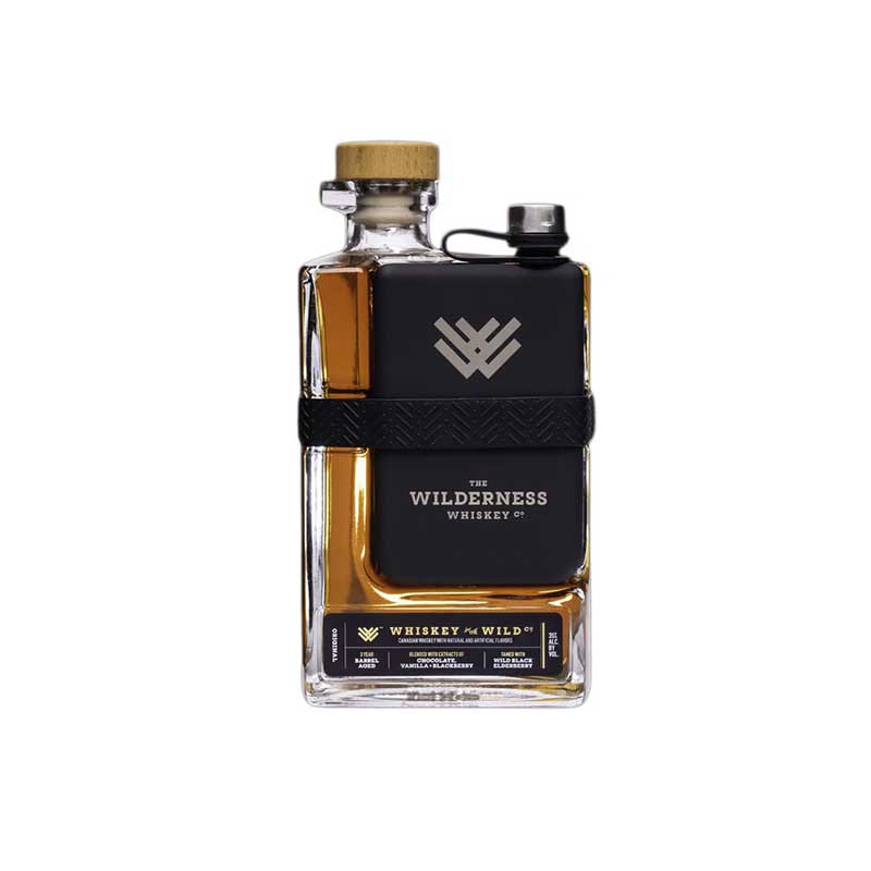 Whiskey in the Wild The Wilderness Whiskey 3yr Barrel Aged Canadian Whiskey (Chocolate, Vanilla & Blackberry) 750ml