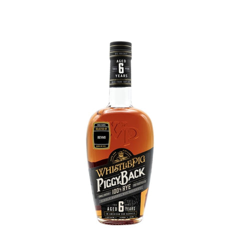 WhistlePig Piggyback Rye Whiskey 6 yr 750mL