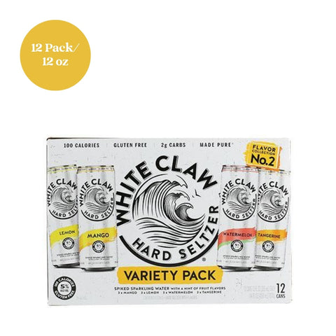 White Claw Hard Seltzer Variety Pack 12oz 12pk cans