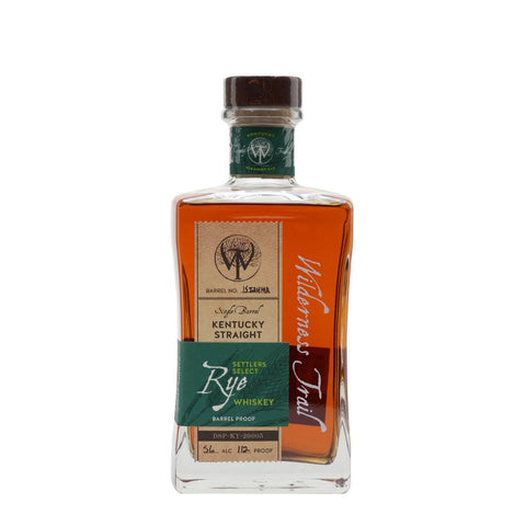 Wilderness Trail Single Barrel Settlers Select Kentucky Straight Rye Whiskey 750mL