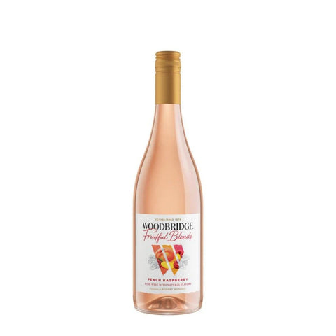 Woodbridge Fruitful Blends Peach Raspberry Flavored Wine 750mL