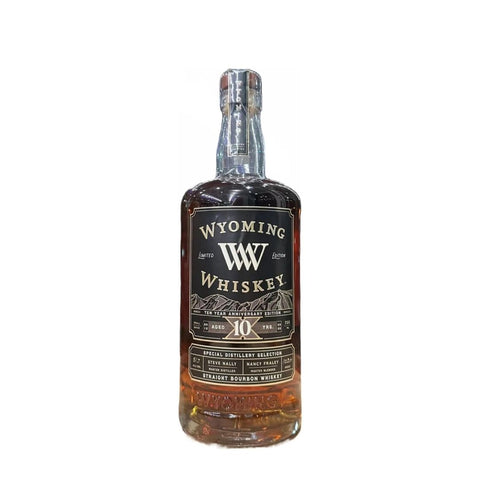 Wyoming Whiskey 10 Years Straight Bourbon 750mL