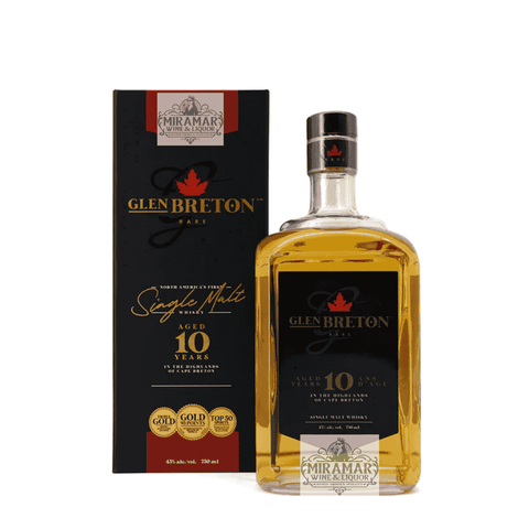 Glen Breton 10 Yr Rare Single Malt Whisky 750mL