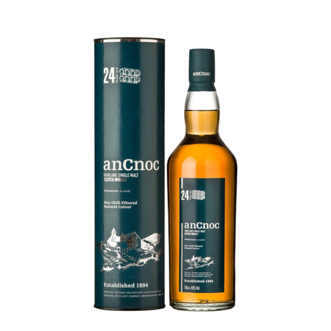 anCnoc 24yr Highland Single Malt Scotch Whisky 750mL