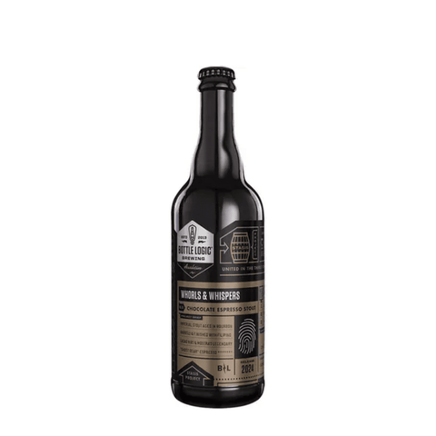 Bottle Logic Whorls & Whispers Stout Beer 500mL Bottle