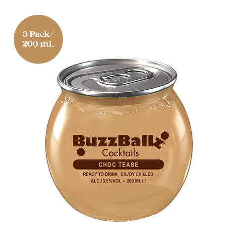 BuzzBallz Choc Tease RTD Cocktail 3pk 200mL