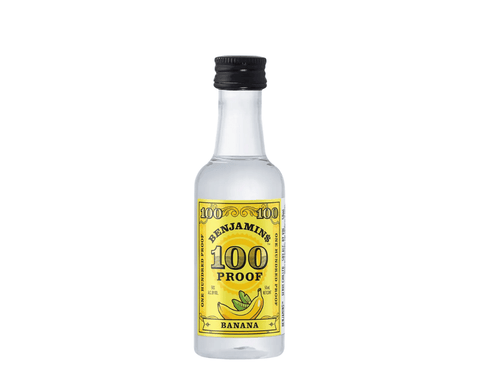 Benjamins Banana Flavored Vodka 100PF 10pk 50mL Shots
