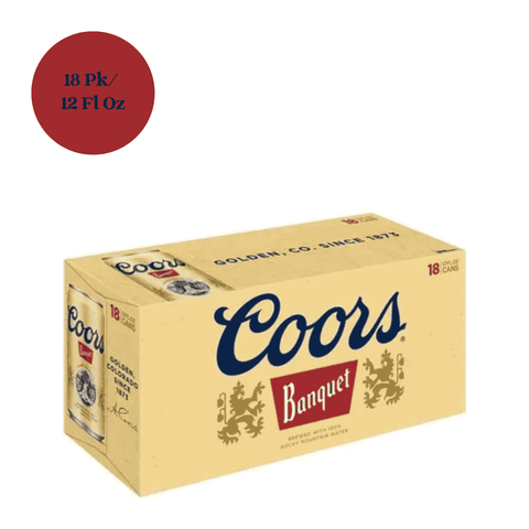 Coors Banquet Beer 18pk 12 fl oz Cans