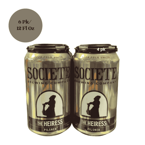 Societe Brewing Company The Hieress Pilsner 6pk 12 fl oz Cans