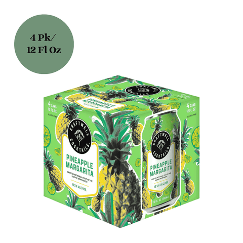 Craftwell Pineapple Margarita 4pk 12 fl oz Cans