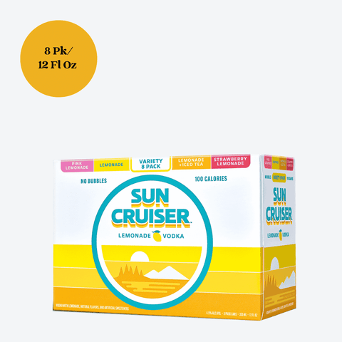 Sun Cruiser Lemonade Vodka Variety 8pk 12 fl oz Cans