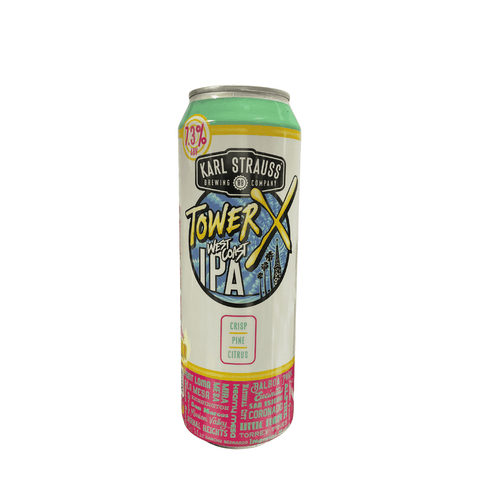 Karl Strauss Brewing Co. Tower WestCoast IPA 7.3% ABV 19.2 fl oz Single Can
