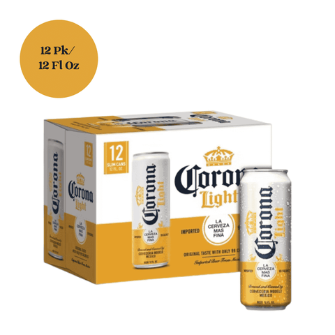 Corona Light 12 fl oz 12pk Slim Cans