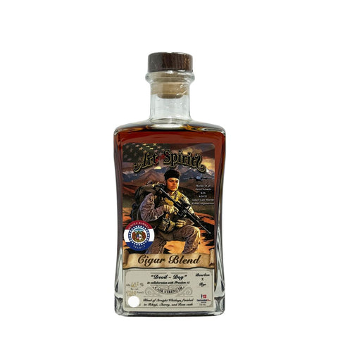 Art of the Spirit 07-Year-Old BouRye Cigar Blend Single Barrel Whiskey 750mL