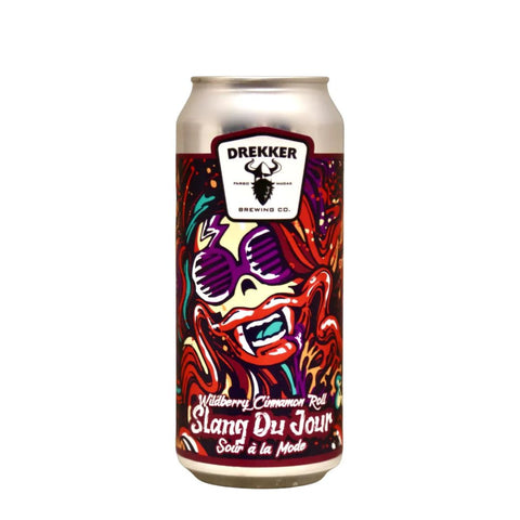 Drekker Wildberry Cinnamon Roll Slang Du Jour Peach Cobbler Beer 16 fl oz Single Can