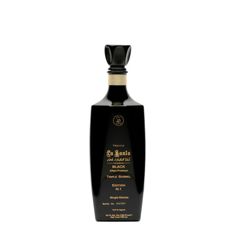 La Santa Black Triple Barrel Añejo Tequila Edition No.1 Single Estate 750mL