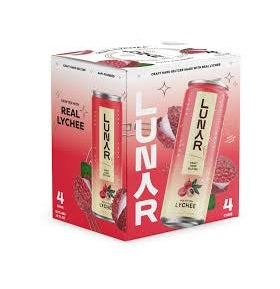 Lunar Lychee Craft Hard Seltzer 4pk 12oz Cans