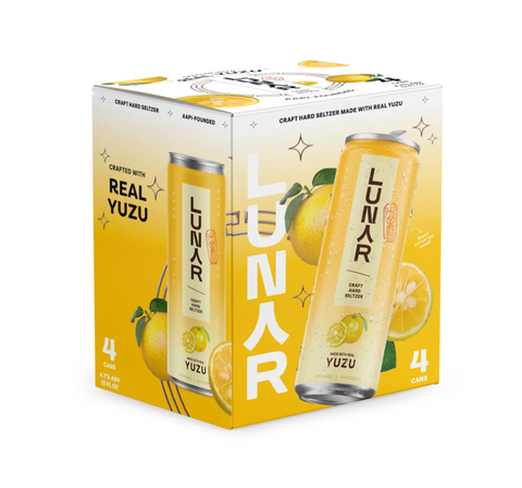 Lunar Yuzu Craft Hard Seltzer 4pk 12oz Cans