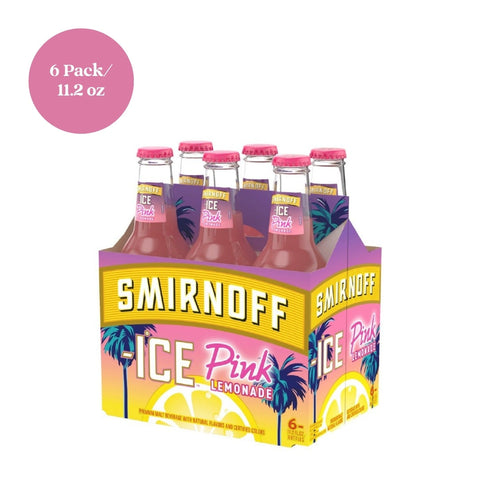 Smirnoff Ice Pink Lemonade Malt Beverage 6pk 11.2oz Bottles