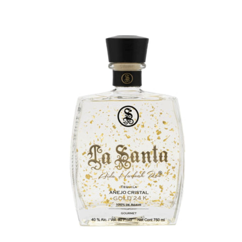 La Santa Añejo Tequila Cristal Gold 24k 750mL