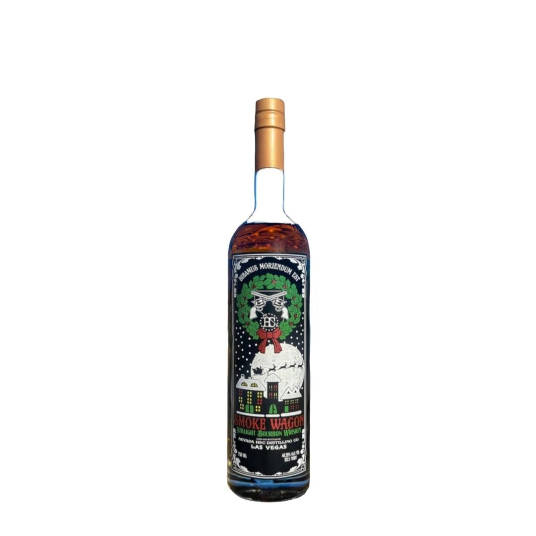 H&C Smoke Wagon Christmas Edition Straight Bourbon Whiskey 750mL